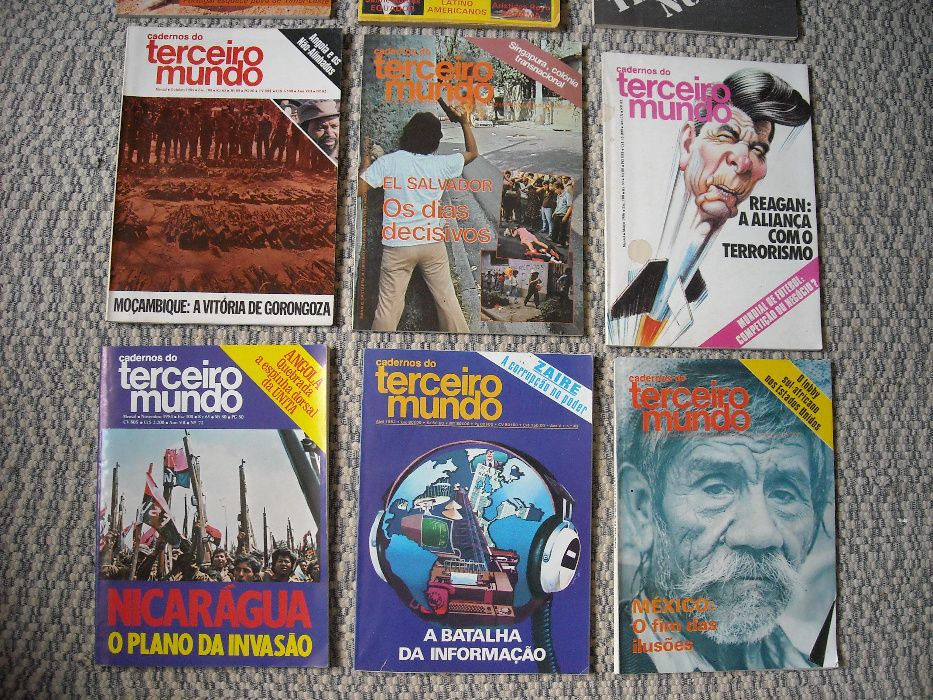 Revistas antigas "Cadernos do terceiro mundo"
