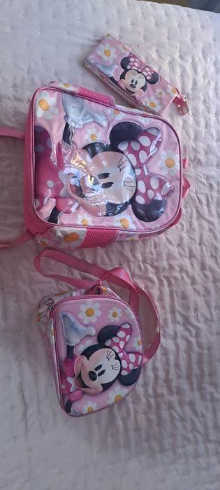 Mochila lancheira estojo