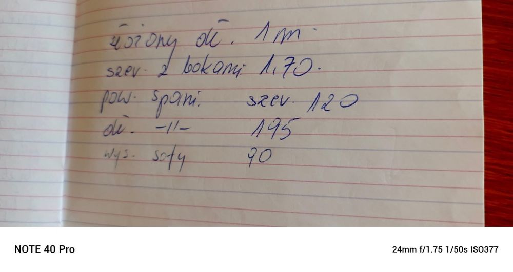 Oddam za darmo kanapa z funkcją spania.