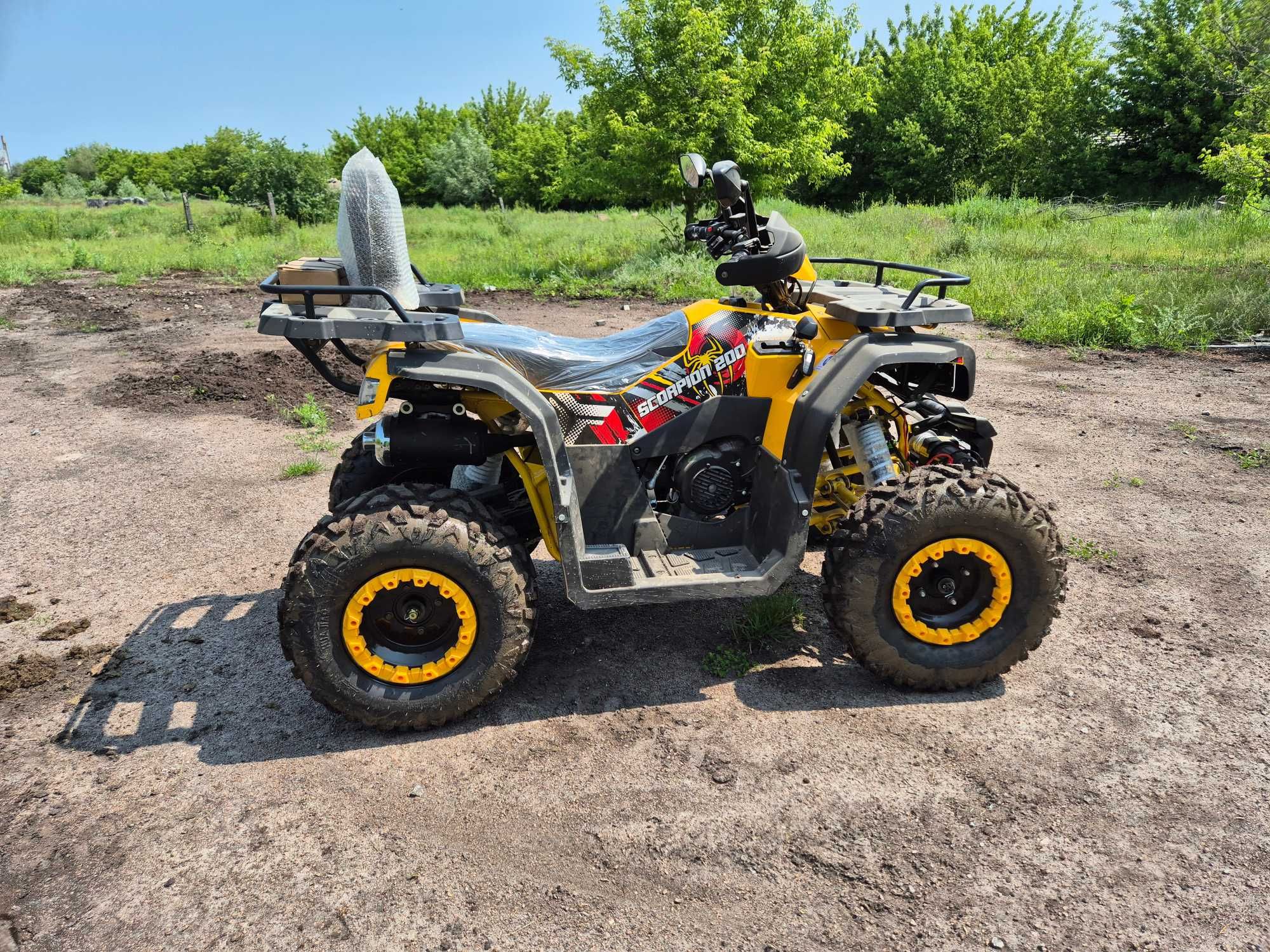 Квадроцикл Comman Scorpion 200cc с лебедкой Доставка со склада