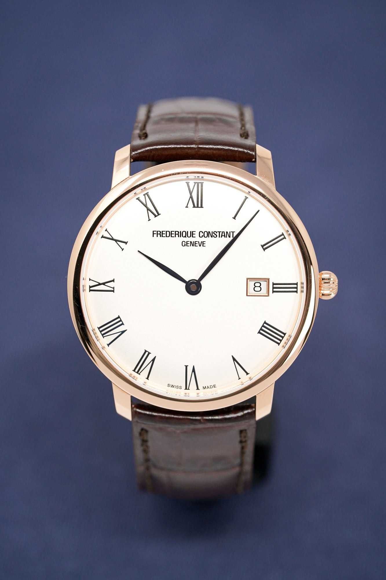 Zegarek Męski Frédérique Constant Slimline Rose Gold FC306MR4S4 OKAZJA