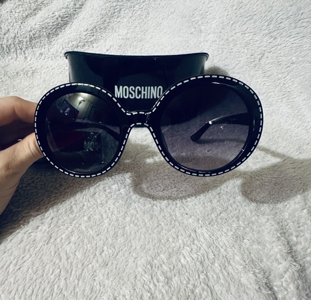 Nowe okulary love moschino okragle premium