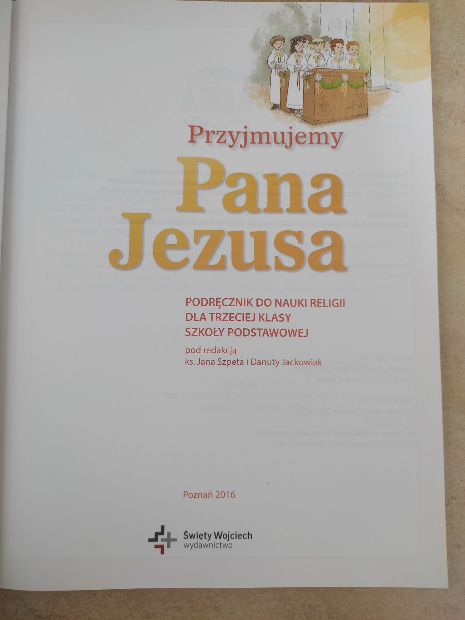 Podręcznik religii Przyjmujemy Pana Jezusa