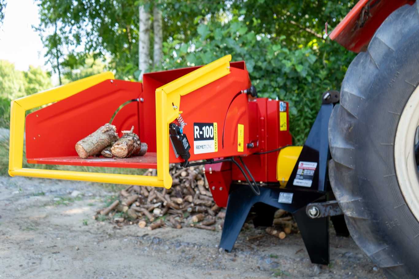 Rębak do gałęzi REMETCNC R-100 === nowy 4099== brutto