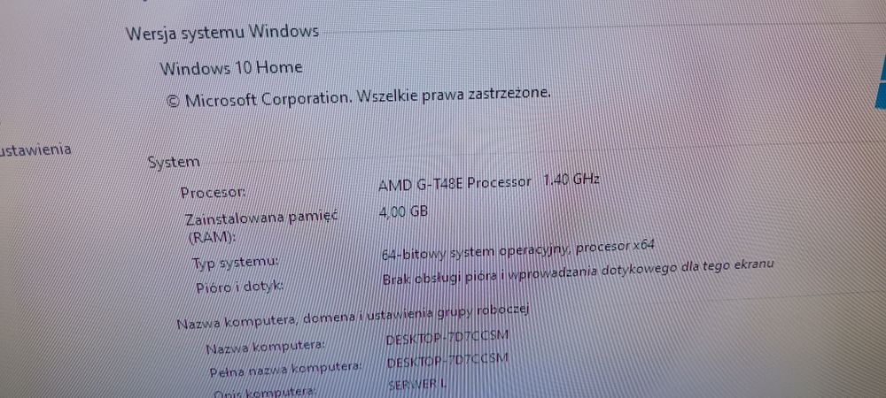Wyse D10D – mini komputer / terminal z SSD 32 GB + zasilacz