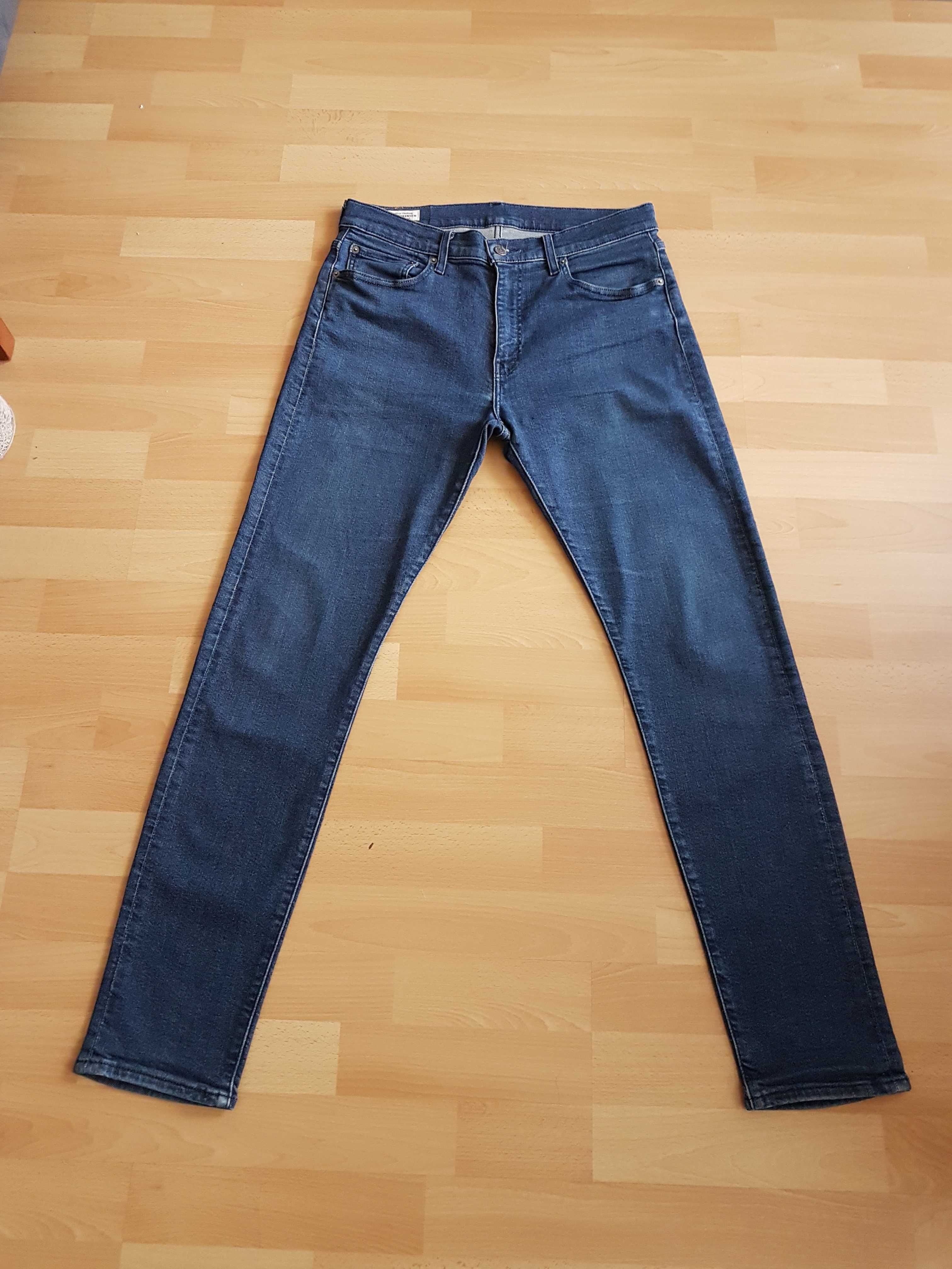 Levis 512 W33 L32 Premium jeansy slim skinny rurki jeansy 33/32 dżinsy