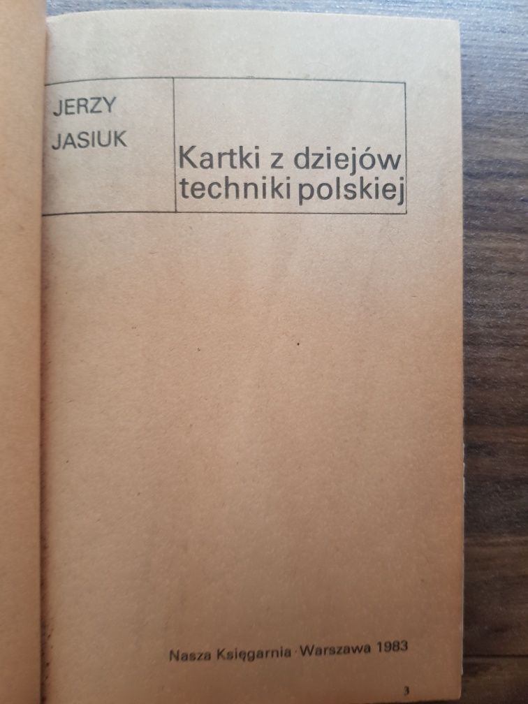 Kartki z dziejów techniki polskiej. Jasiuk