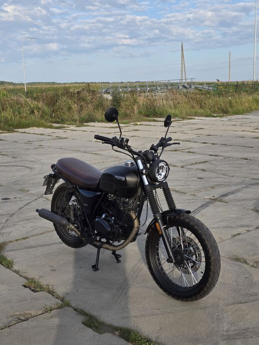Brixton BX 125 Cromwell ABS wtrysk kat. B cafe racer niski przebieg