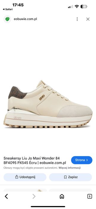 Buty sneakersy LIU JO maxi wonder 84 rozm 39 nowe