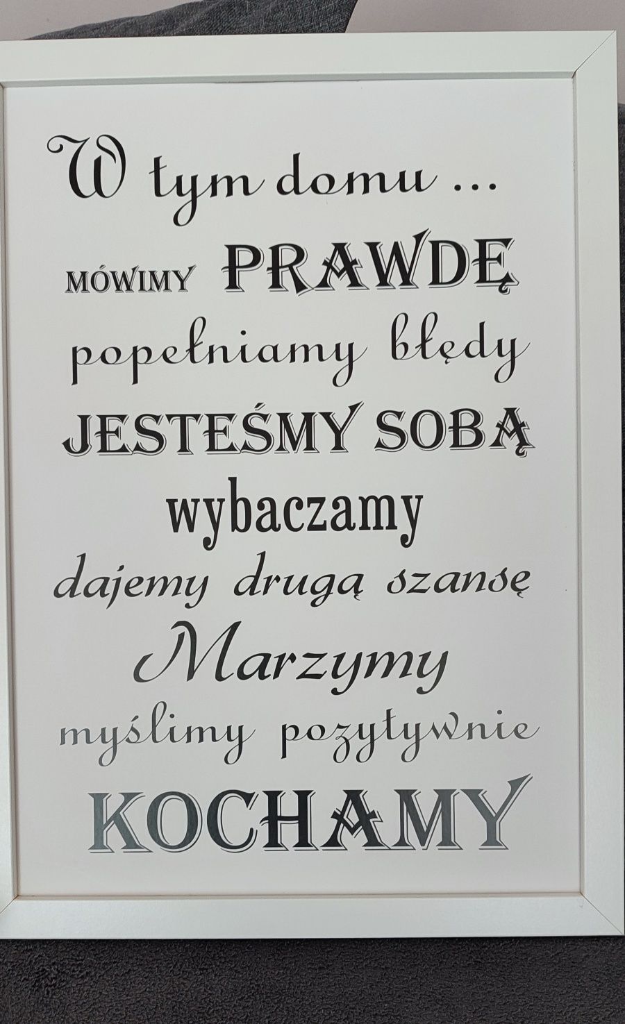 Obraz na ścianę.