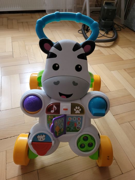 Jeździk pchacz chodzik Zebra Fisher Price