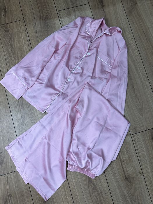 Піжама рожева шовк