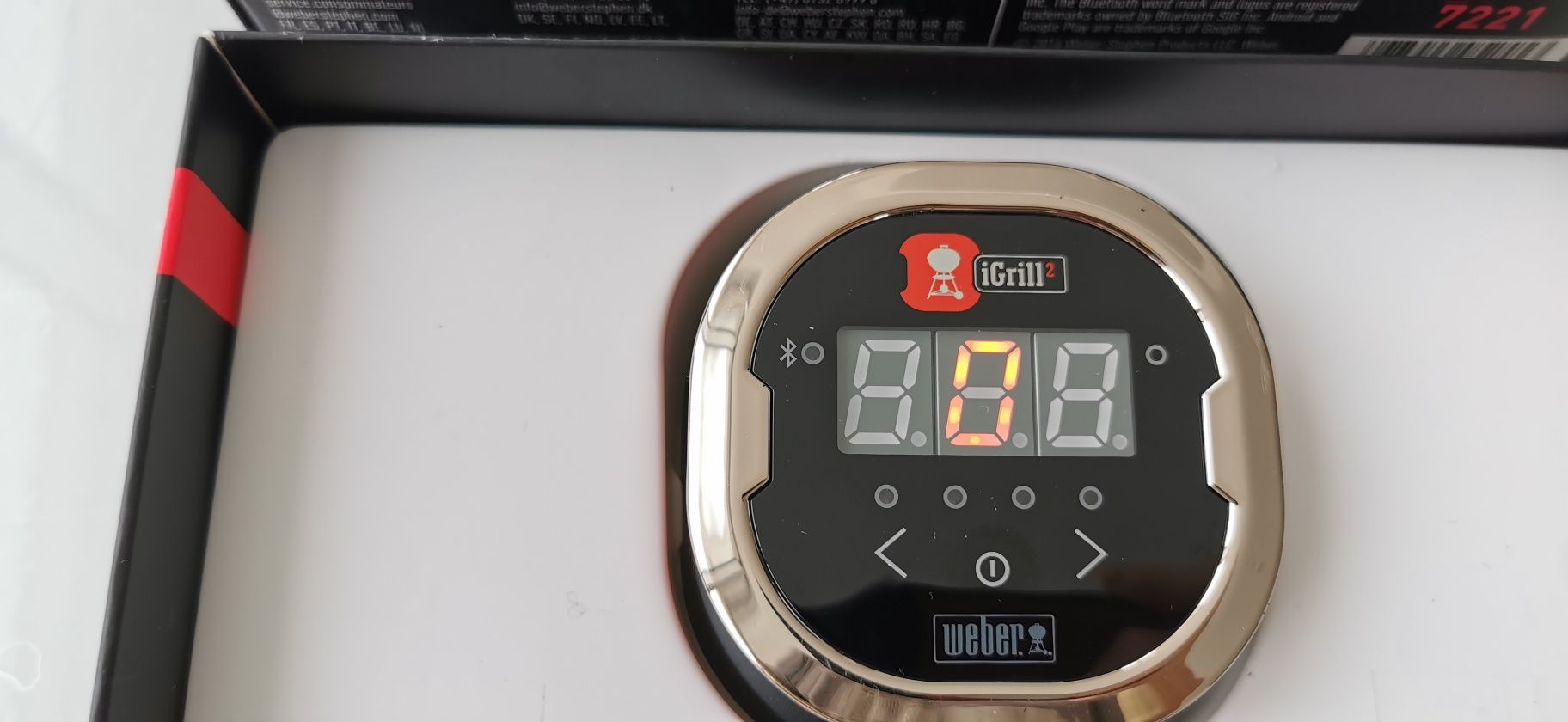 Weber Igrill 2 mini Bluetooth Термометр электронный для гриля мяса