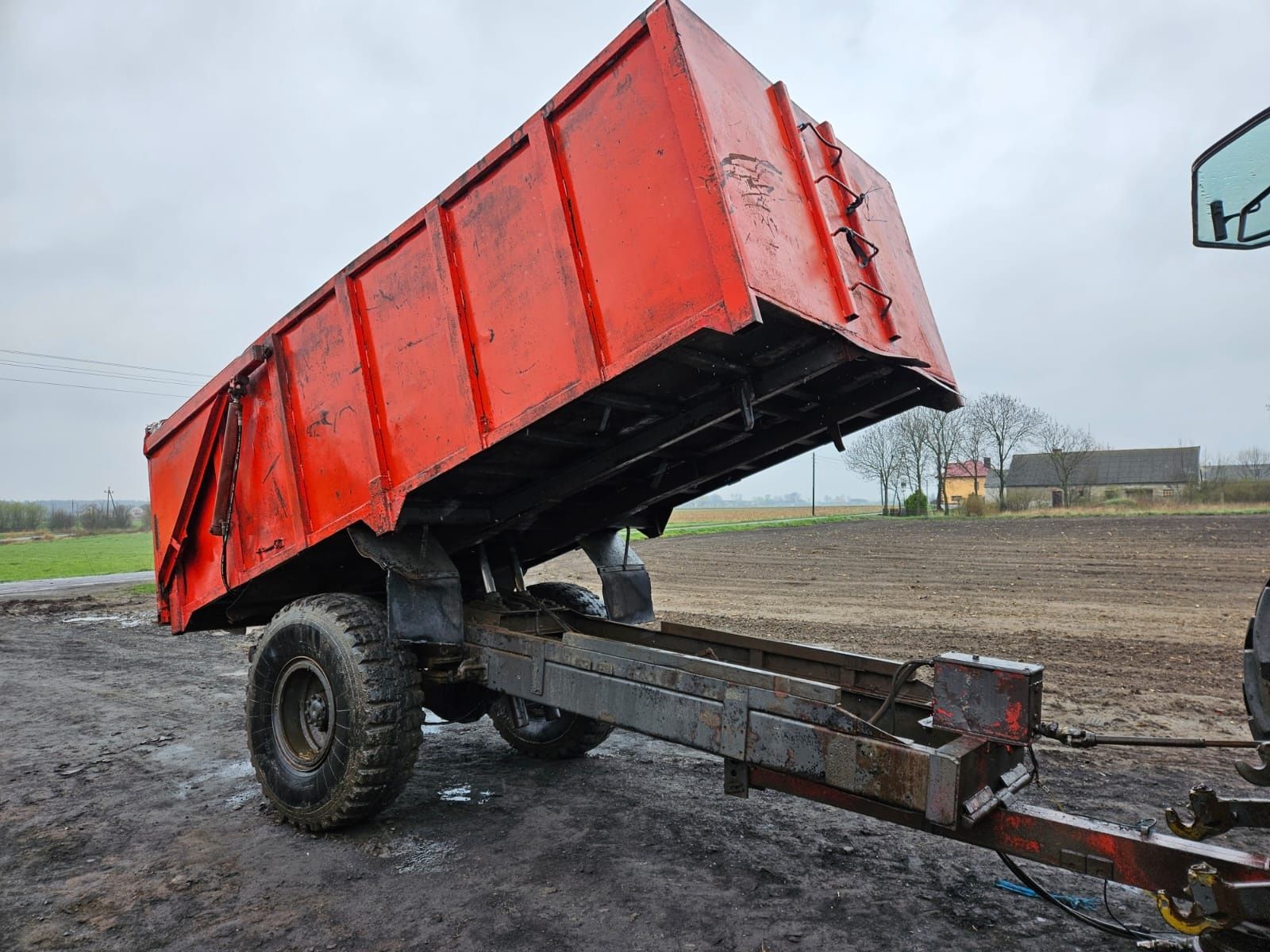 Przyczepa skorupowa,   8, 10 ton cebeco , brimont