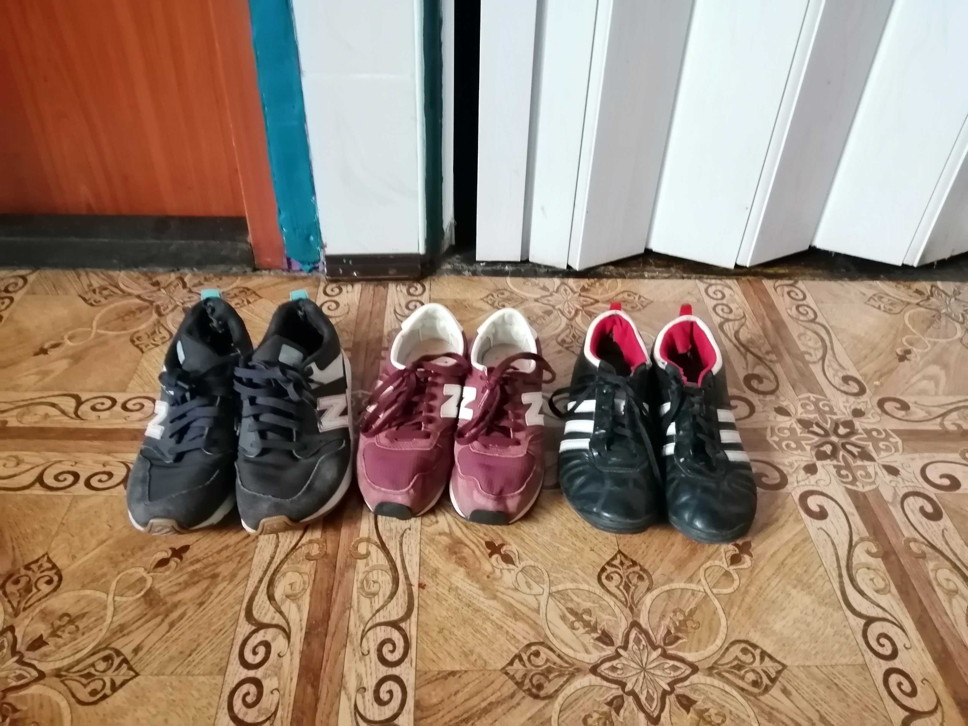 3 pary butów Adidas i New Balace roz 38 wysłka gratis
