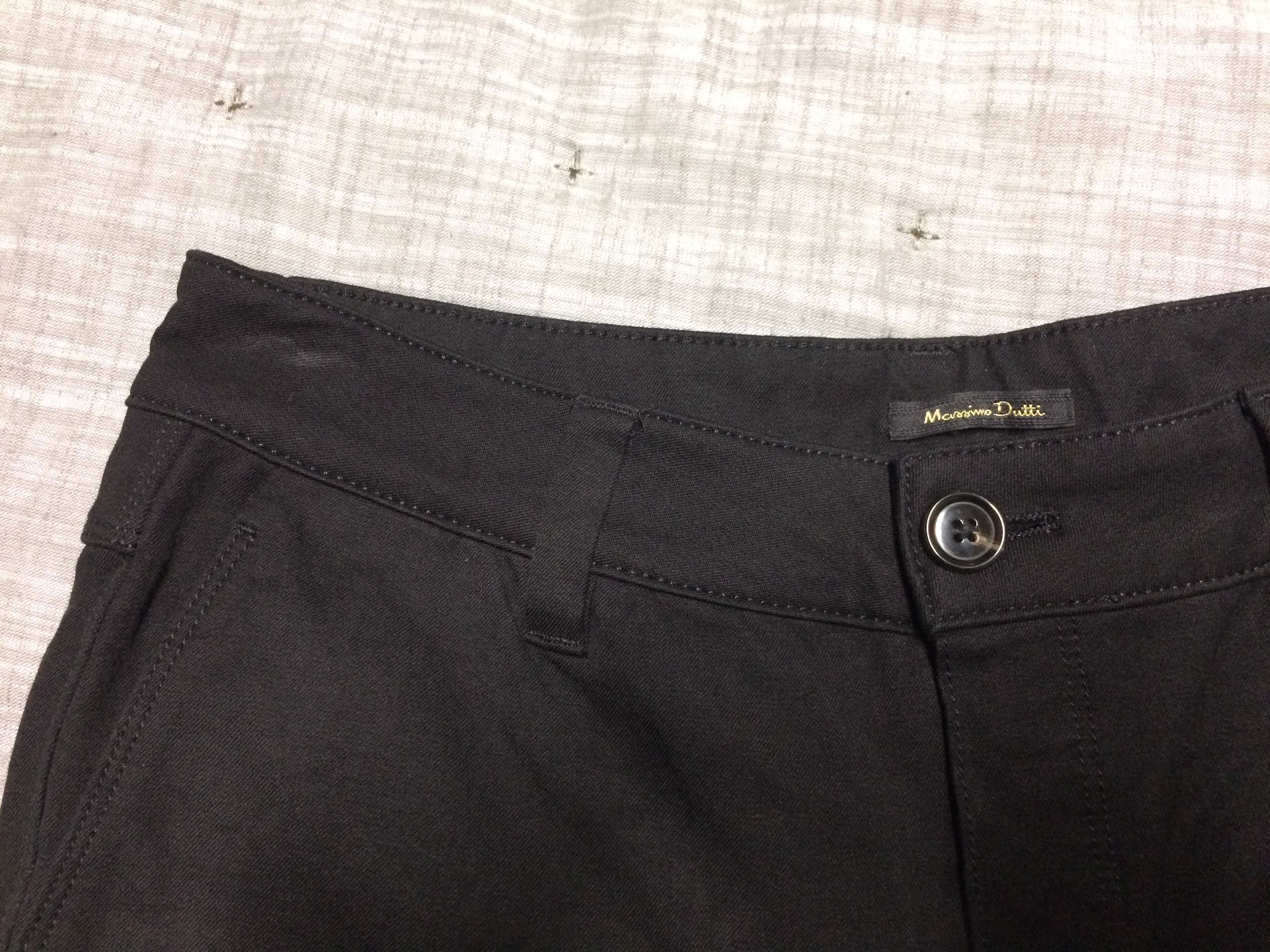 czarne spodnie damskie Massimo Dutti  r.40