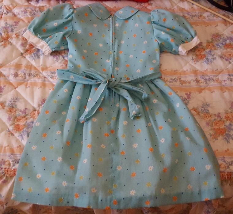 vestido para menina de 10 anos - cerimonia - azul / verde