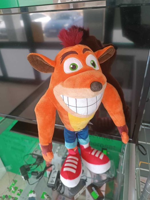 PROMO:Peluche Crash Bandicoot SD Sorridente 32cm Nova Coleção 2023