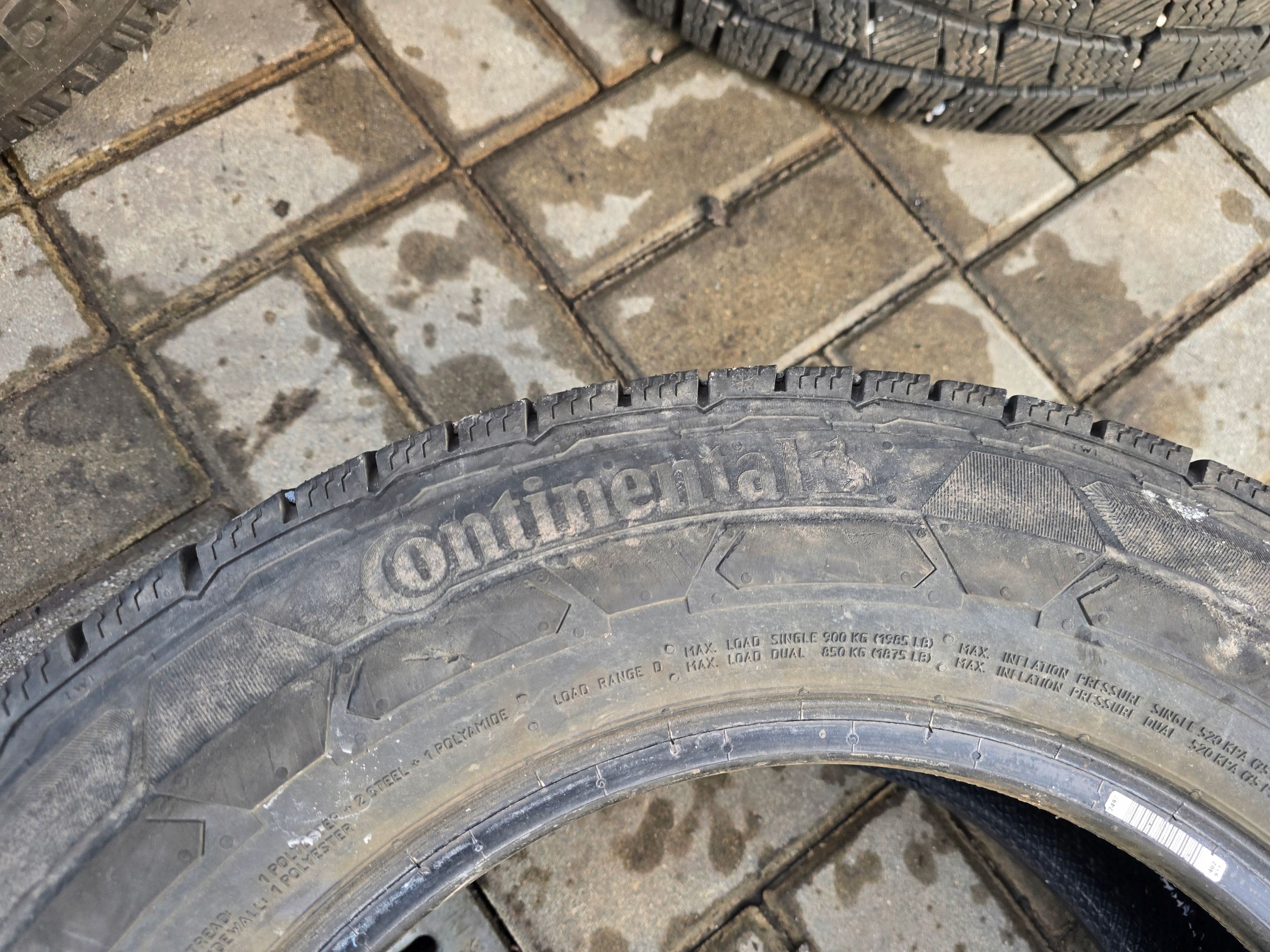Continental Vancontact Winter 195/70R15C 104/102R 6mm 1X