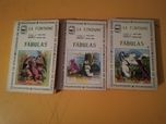 3 livros Fábulas La Fontaine