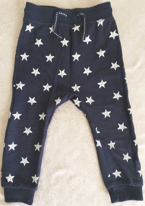 Spodnie dresowe, joggersy, legginsy chłopięce, H&M, rozmiar 86