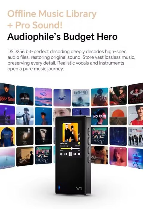 mp3 плеєр hifi dac Bluetooth трансмітер Новий