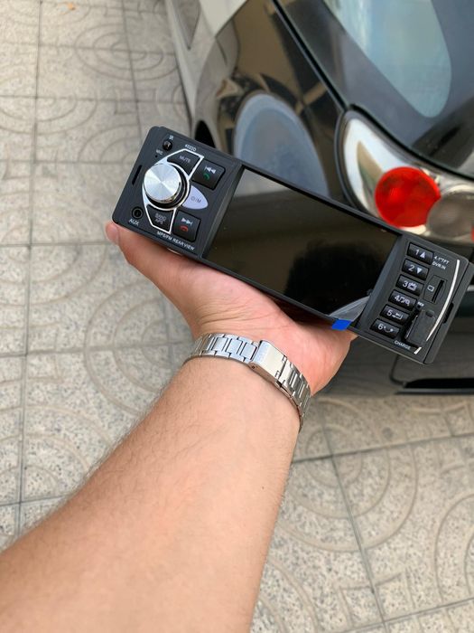 Auto-Rádio Mp5 1 din Novo Full-HD, USB,SD,60x4w Novo em caixa