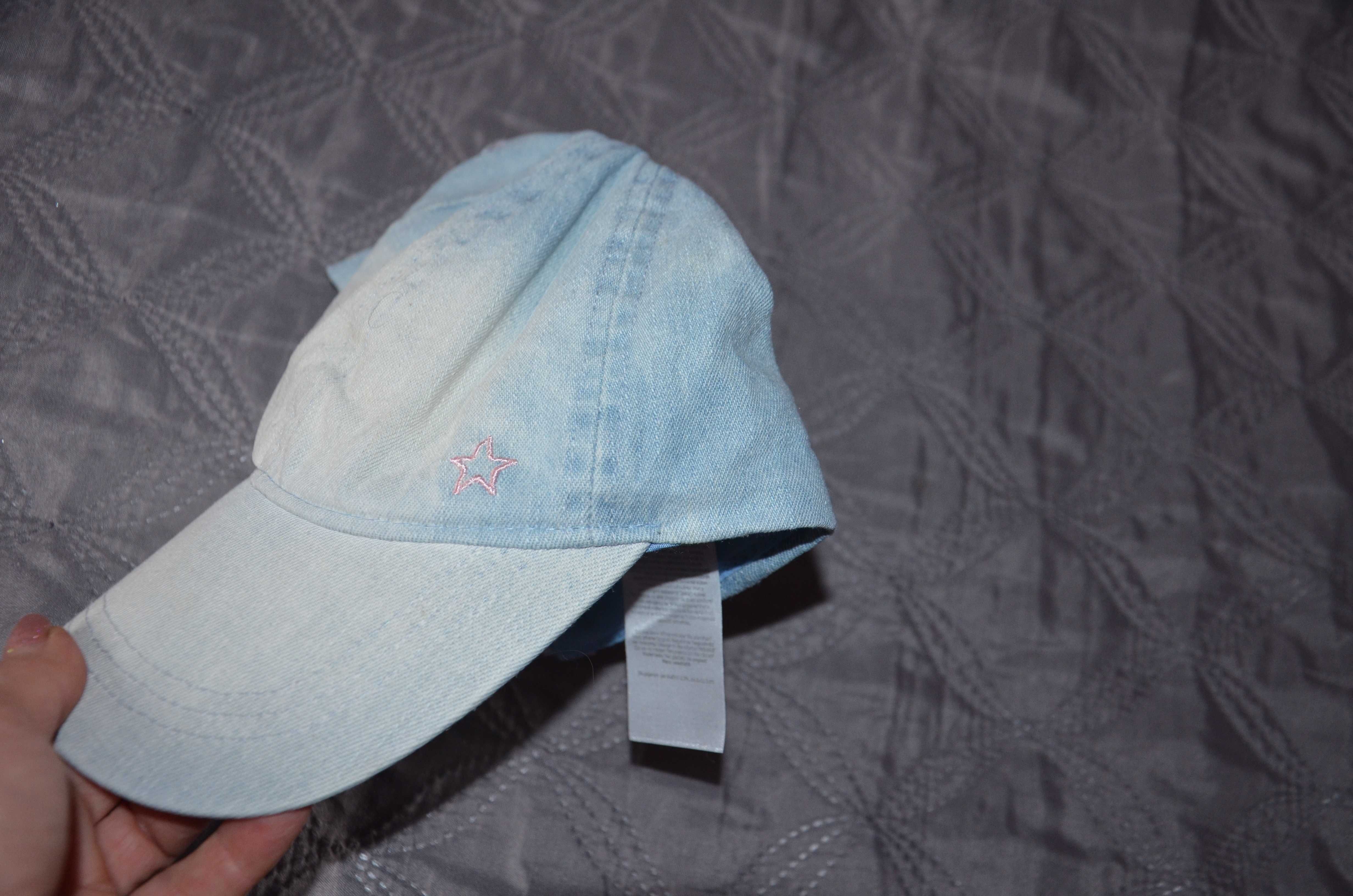 Jeansowa czapka z daszkiem rozmiar M