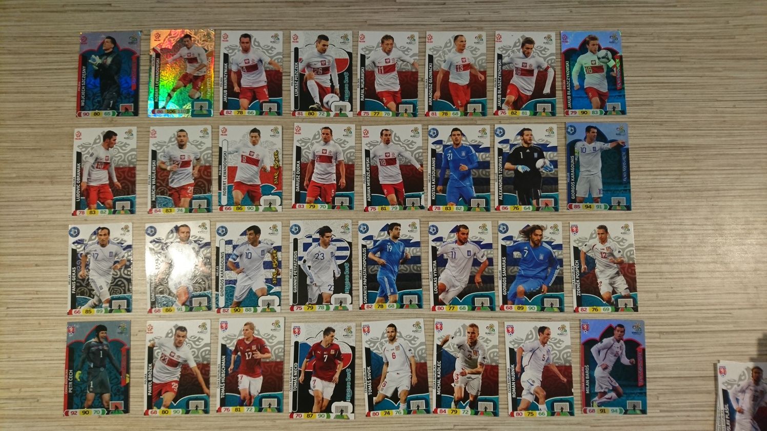 Karty Panini UEFA EURO 2012 | 214 sztuk