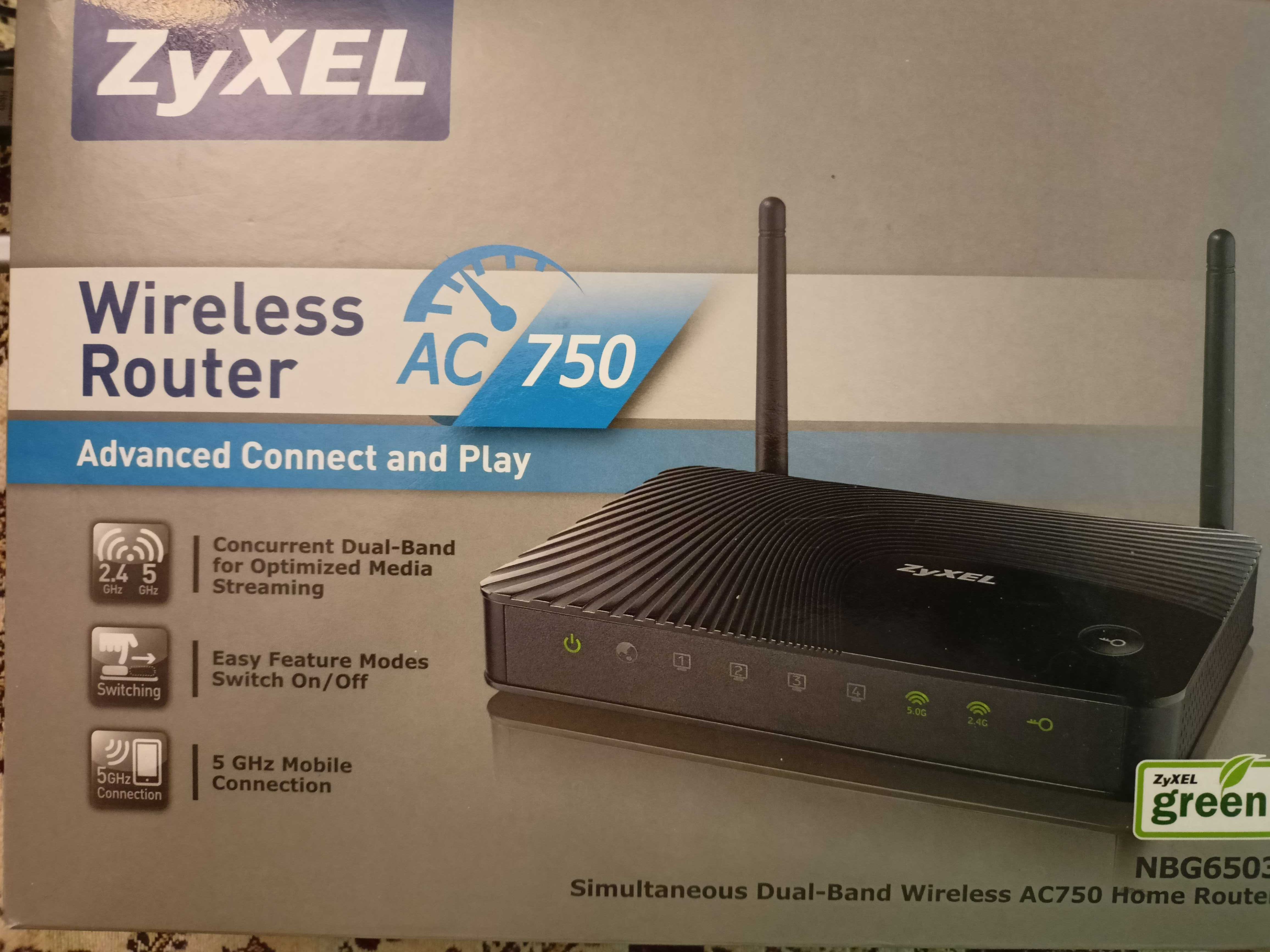 Router sygnału WiFi   ZYXEL AC 750