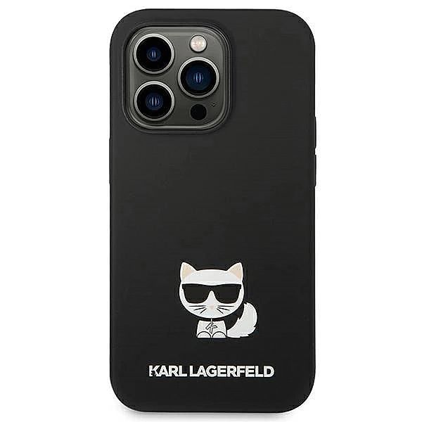 Etui Karl Lagerfeld Silicone Choupette Body na iPhone 14 Pro Max - cza