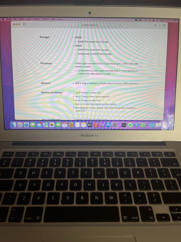 MacBook Air w świetnym stanie