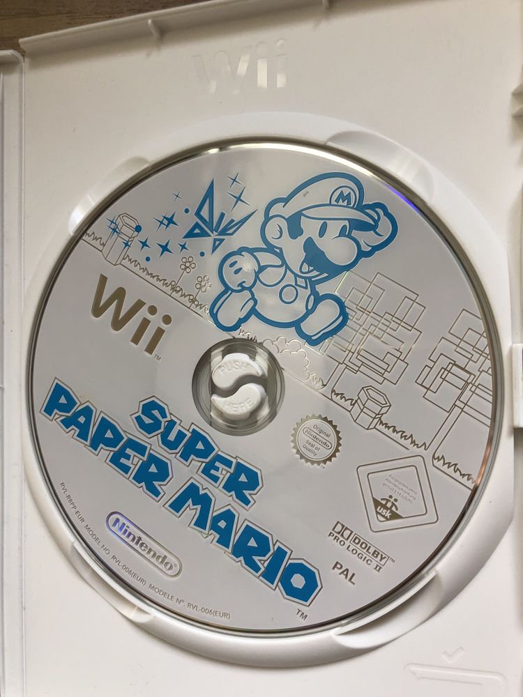 Gra Super Paper Mario konsola Wii bdb