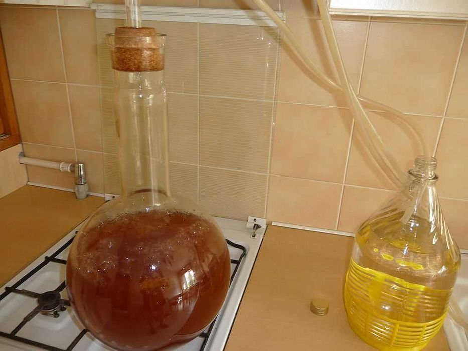 Destylator laboratoryjny do alkoholi. kolba10L+deflegmator z chłodnicą