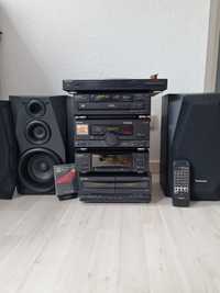 музичний центр Technics CH-770 HIFI + 2 колонки 100W  касета CD