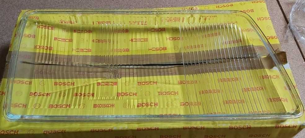 Нове скло фар (комплект) Мерседес w126 AL- Bosch