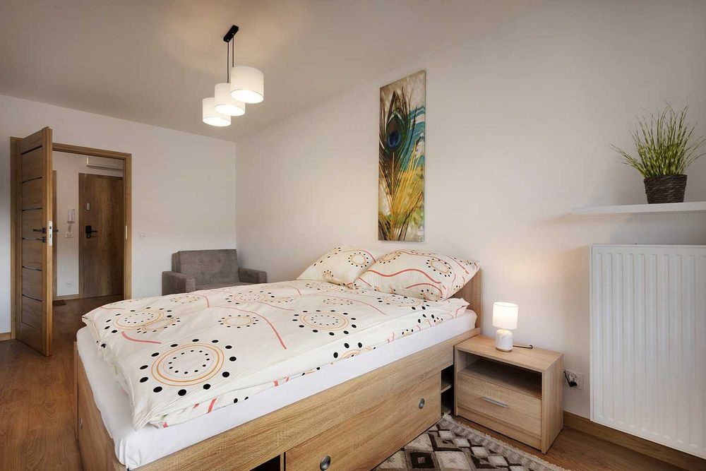 Apartament Ale Widok Cicha: do 5 osób, garaż, balkon, winda, centrum