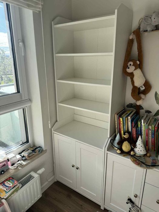 Szafka wysoka, regał ikea HAUGA biała