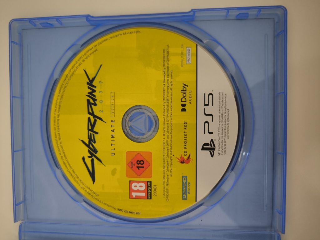 Cyberpunk Ultimate Edition na PS5, nowa wersja bez dodatku.