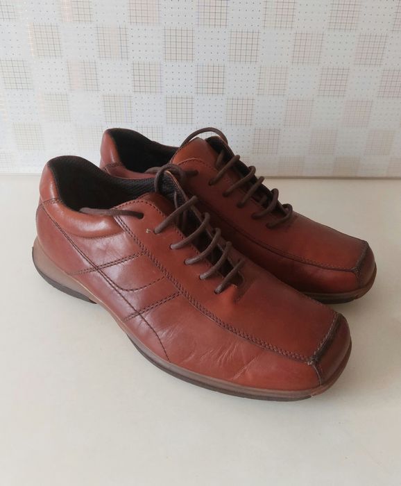 (27,5 - 28см) Кожаные туфли Clarks.