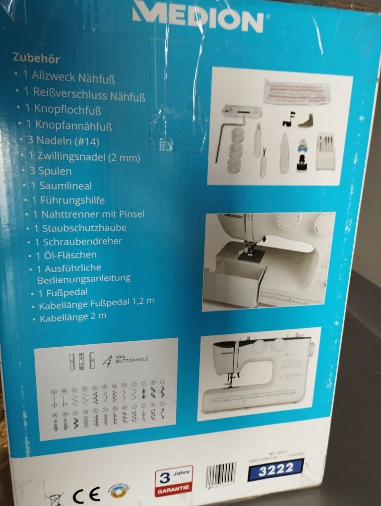 Швейна машинка Medion MD 18357