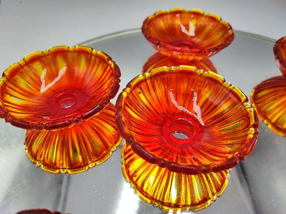 Stara szklana miseczka,miseczki,Bohemia,lata 60-70,cena za 1 sztukę