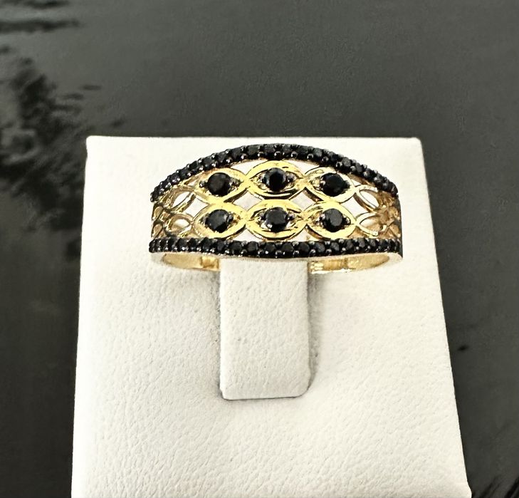 Złoty pierscionek 14k próba 585