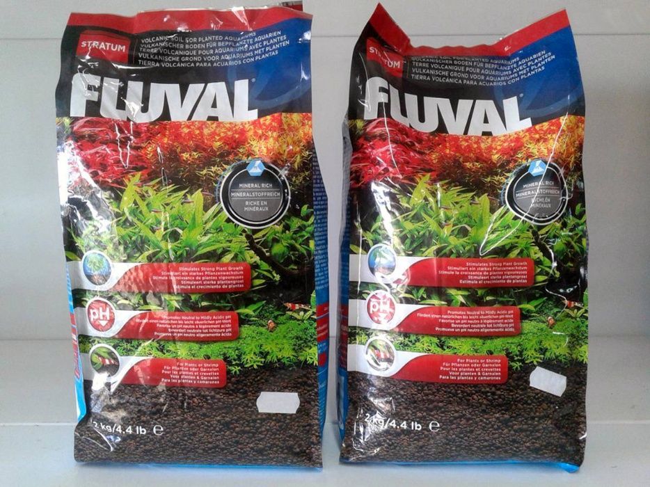 Fluval Stratum - Substrato vulcânico para camarões/plantas