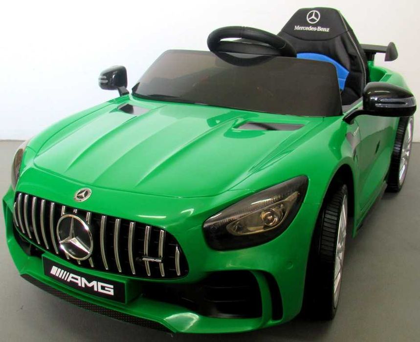 Samochód Mercedes GTR-s na akumulator dla dzieci zielony