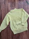 Sweter damski półgolf cytrynowy Butik