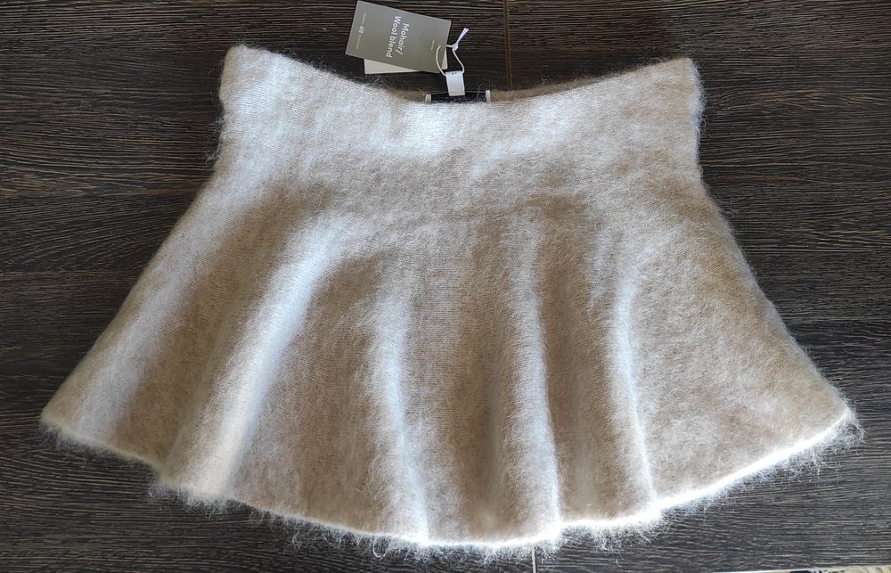 H&M premium nowa spódniczka spódnica wełna moher L