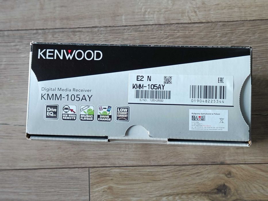 Kenwood KMM-105AY radio USB MP3 AUX