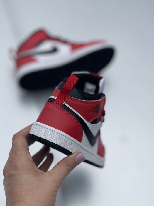 Дитячі ботинки Nike Air Jordan Red Black Mid р.22-25, 36