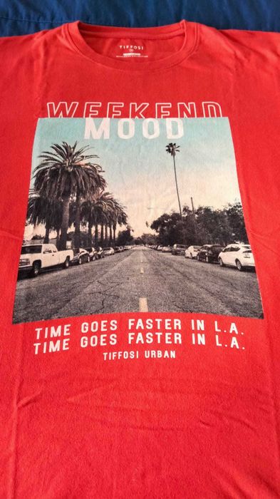 T-shirt Tiffosi homem - M - Muito bom